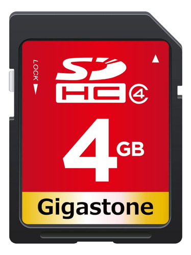 Gigastone Tarjeta Sd 4gb Tarjeta De Memoria, 1 Minicaja, Sdhc Clase 4 Para Fotos, Videos, Música, Archivos De Voz, Cámara Dslr, Videocámara Dsc, Grabadora, Reproducción, Pc, Mac, Pos