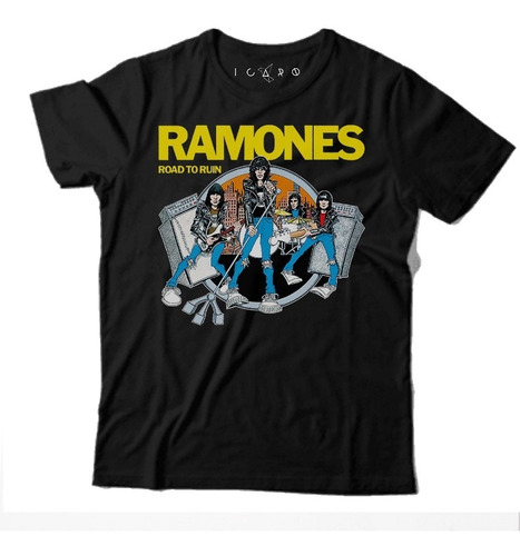 Remera Ramones Varios Modelos 100% Algodon Premium Icaro 