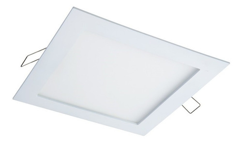 Imagen 2 de 4 de Plafon Spot Embutir Techo Panel Luz Led 12w Cuadrado Candil