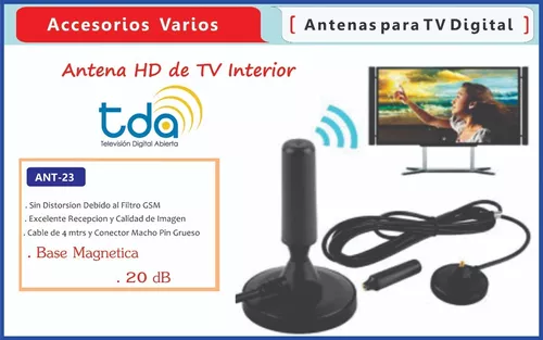 Antena Interna Para Tv Digital / Tda / Uhf / Hd / (activa)..