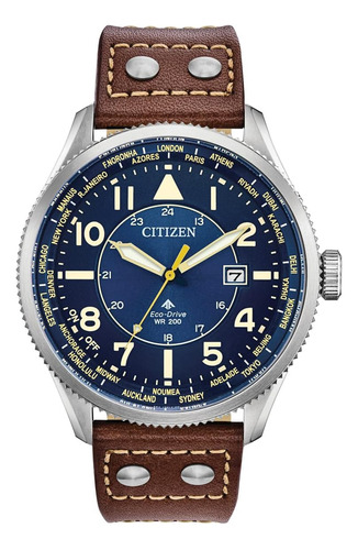 Reloj Pulsera  Citizen 61155 Del Dial Azul