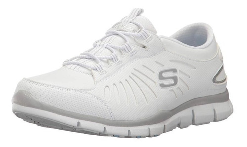 tenis skechers blancos hombre