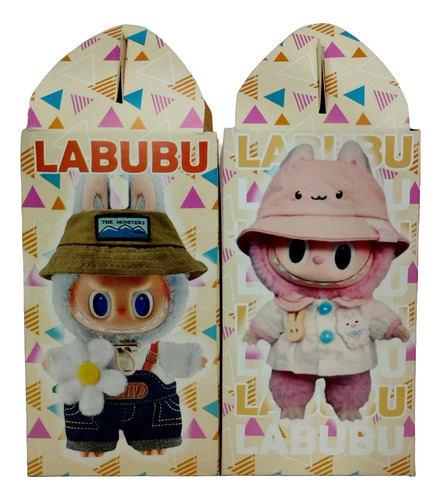 Caja Dulcera + Platos + Vasos Kit Fiesta 20 Niños Labubu Labubu Labubu