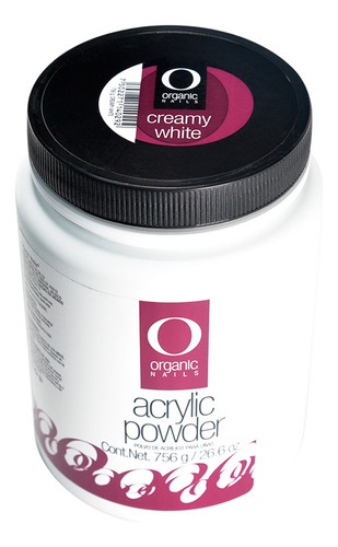 Polvo Acrílico Powder Creamy White 756gr Organic Nails