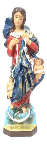 Imagem De Nossa Senhora Desatadora Dos Nós Gesso 30 Cm