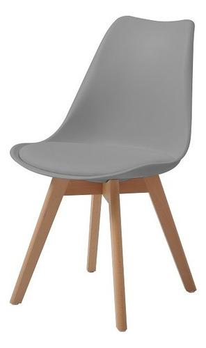 Silla Nannestad Gris Këssa Muebles