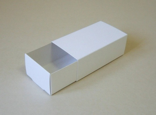 50 Cajas Blancas Deslizantes D192(10x5,5x3,5cm) Indubox