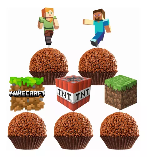 Toppers Minecraft  MercadoLivre 📦