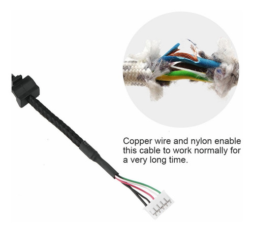 Cable Largo De Ratón Usb Logitech G502 Plug And Play 2.19yd