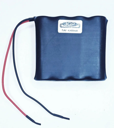 Bateria Li-ion Sanyo 18650 7,4v 4400 C/ Fio E Termo