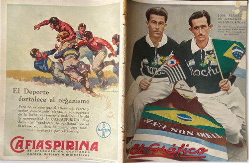 El Gráfico Nº 791 Antigua Revista Fútbol Deportes Set 1934