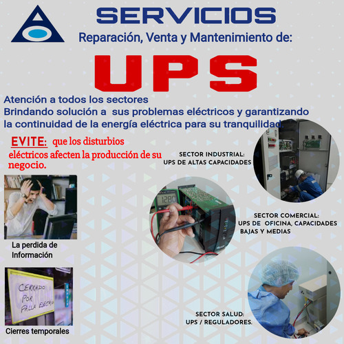 Ups Servicio Mantenimiento Venta Y Reparacion. Baterías