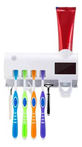 Dispensador Pasta De Dientes Porta Cepillos Dental Para Baño