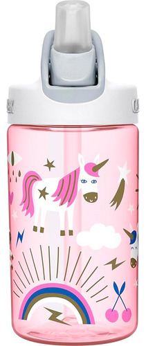 Botella De Agua Camelbak Eddy Kids Con Popote Anti Derrames