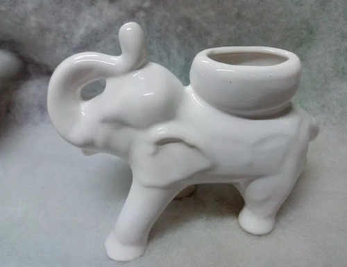 Elefante De Ceramica Adorno Vintage