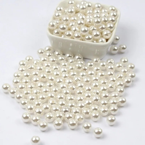 Perlas Naturales 8mm (25 Gramos - 100 Unidades Aprox)