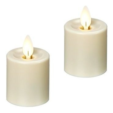 Velas Led Ganz Luxury-lite Ivory