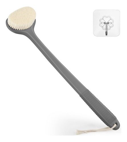 Cepillo De Espalda Vanzavanzu 43 Cm Antideslizante Gris Color Nombre Del Diseño