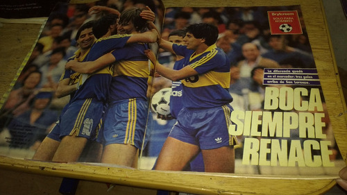 Revista El Grafico Nº 3498 Año 1986 Boca Siempre Renace