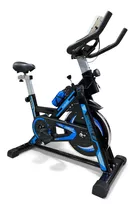 Comprar Bicicleta Spinning Con Monitor Frecuencia Cardiaca 13 Kgs Color Negro/azul Marca Homesale