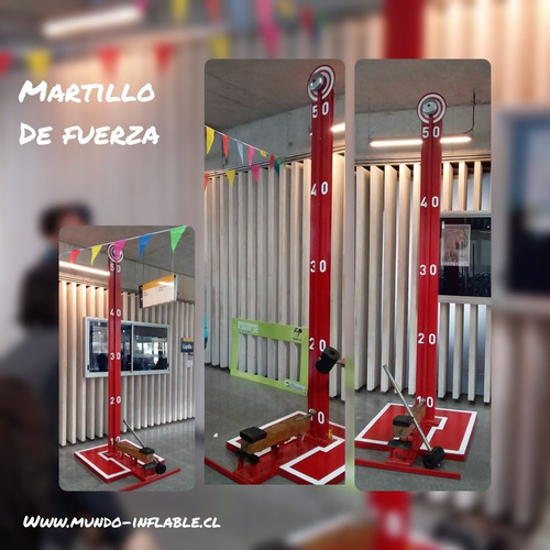 Imagen 3 de 5 de Toro Mecánico-juegos De Feria-tacataca-martillo De Fuerza Y+