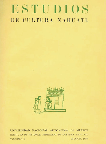 Estudios De Cultura Náhuatl, Volumen 1, Bilingüe, Ensayos. M
