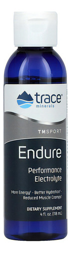 Trace Minerals Endure 4oz Performance Electrolito 118ml Sabor Sin Sabor