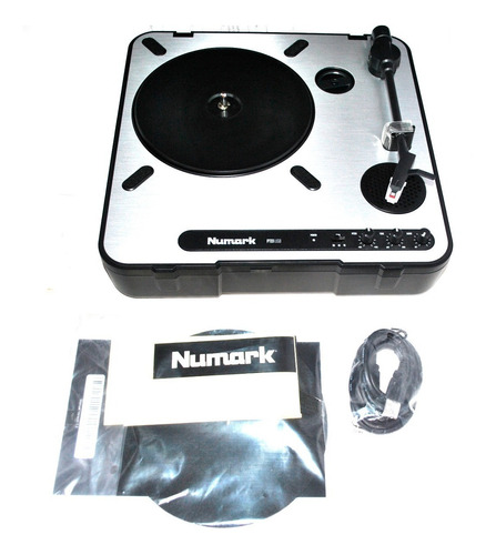 Toca Discos Lp Vinil Numark Pt01usb Portatil Turntable