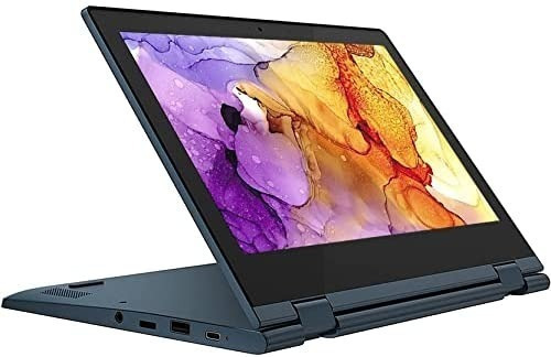Laptop Lenovo 300e Chromebook 2gen 11.6  Touch Celeron 4gb Color Negro