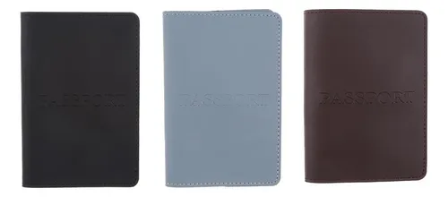 2 New Pu Leather Id Holder Bag Travel Holder Card Case Black