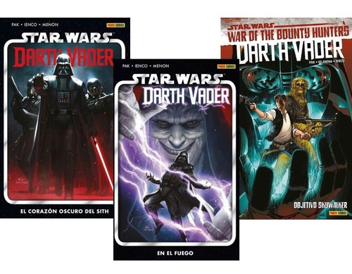 Star Wars Darth Vader 2021 Vol 1 2 3 Pack Panini Comics Esp