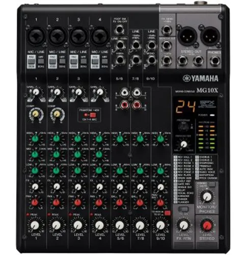 comprar Mezcladora Yamaha Mg10xcv Multicolor, 10 Canales Reaco.