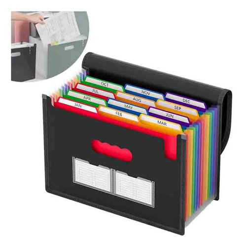 Archivador Ampliable Con Separador De Documentos Tamaño Cart