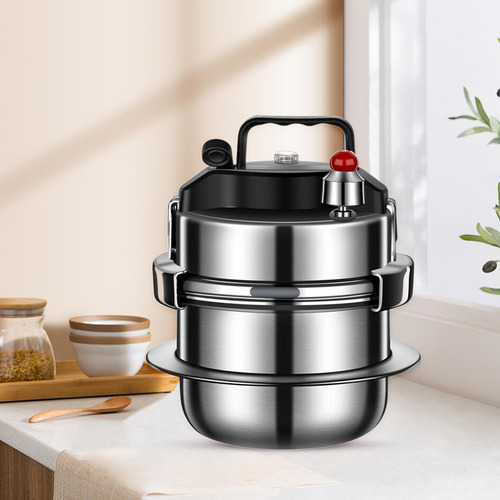 Olla A Presión De Acero Inoxidable Para Viajes En Familia,