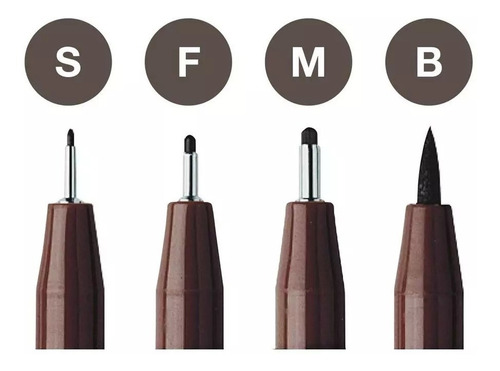 Marcadores Pitt Artist Sepia Set X 4 Faber Castell