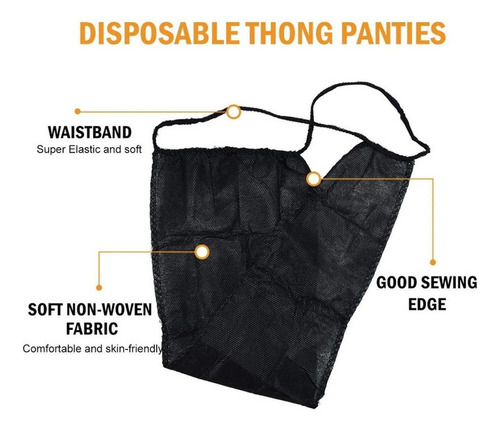 A! 10 Bragas Desechables For Mujer Spa T Tanga Ropa
