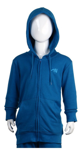 Austral Boys Cotton Jacket With Hood- Blue