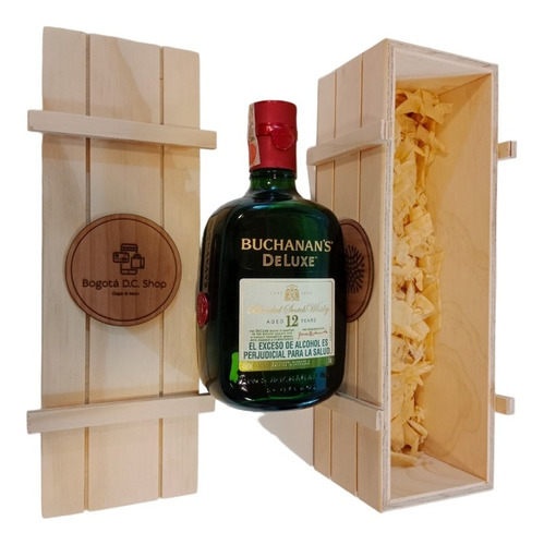 Caja Madera Licor Whisky - mL a $469