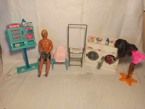 Barbie 1995 ¡mucho Que Hacer Lavandería! (Usado)