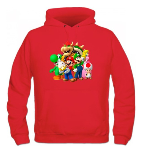 Poleron De Niño Personalizado De Mario Bros 2