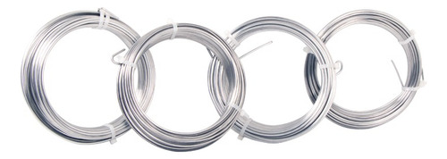 Alambre Galvanizado Akron Cal. 12 Caja 5kg Rollos De 1kgc/u Color Plateado