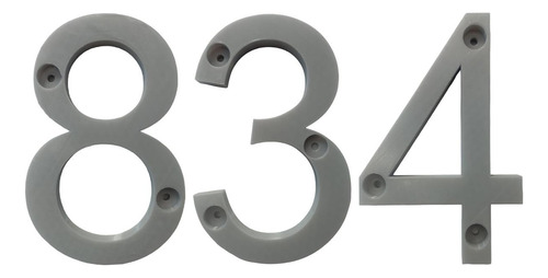Caracteres Números Señalamiento, Mxdgu-834, Número 834, 17.
