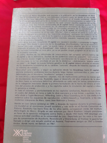 Génesis Y Estructura De El Capital De Marx. R. Rosdolsky