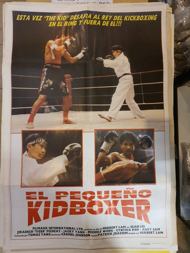 Antiguo Afiche De Cine Original-2354-el Pequeño Kidboxer-