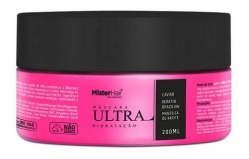 Mascara Ultra Hidratação - Mister Hair - 200ml
