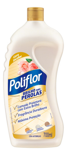 Cera Líquida Incolor Brilho Das Pérolas Com Óleo De Amêndoas 700ml Poliflor