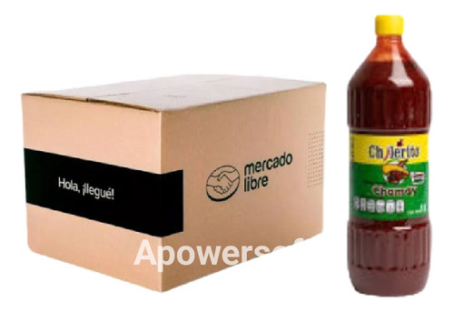 6 Pack Caja Salsa Chamoy El Chilerito 1 Litro C/u