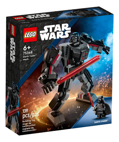 Lego Star Wars 75368 - Robô Do Darth Vader Quantidade de peças 139