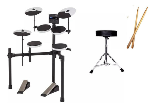Bateria Eletrônica Roland V-drums Td-02k Com Banco
