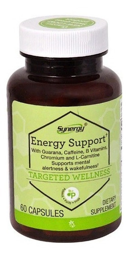  Energy Support Complex Guarana B Vitamins 60 Cáp De Sw